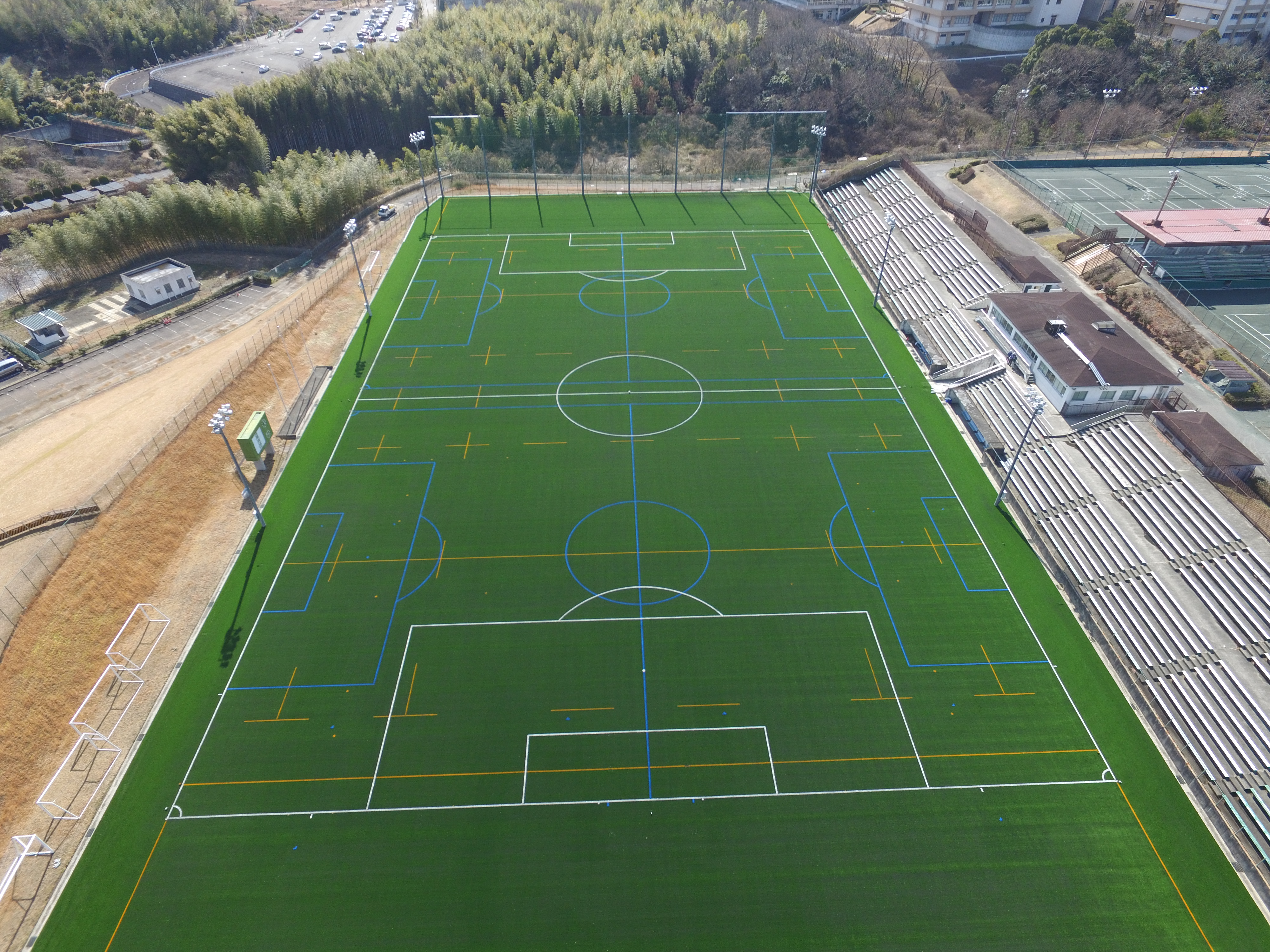 Kourogi football field  improvement work